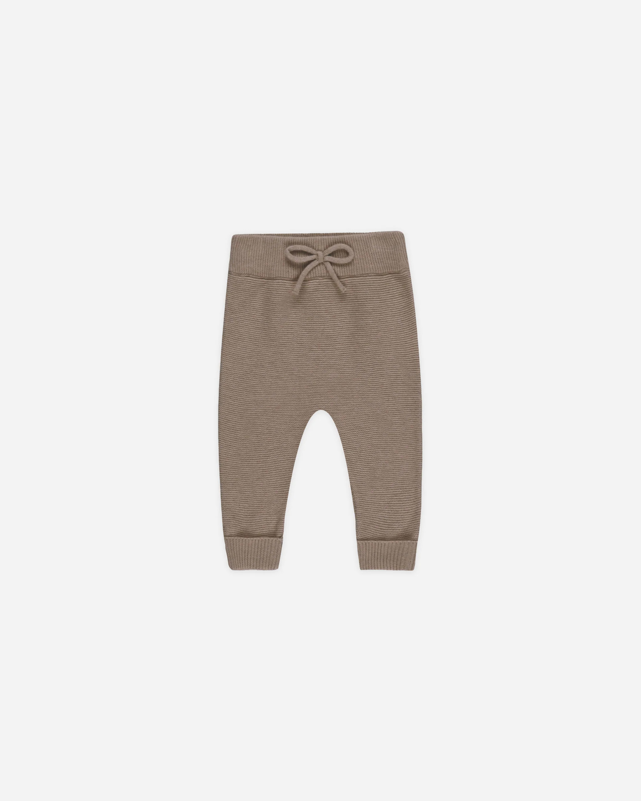 Knit Pant || Heathered Mocha | Rylee + Cru