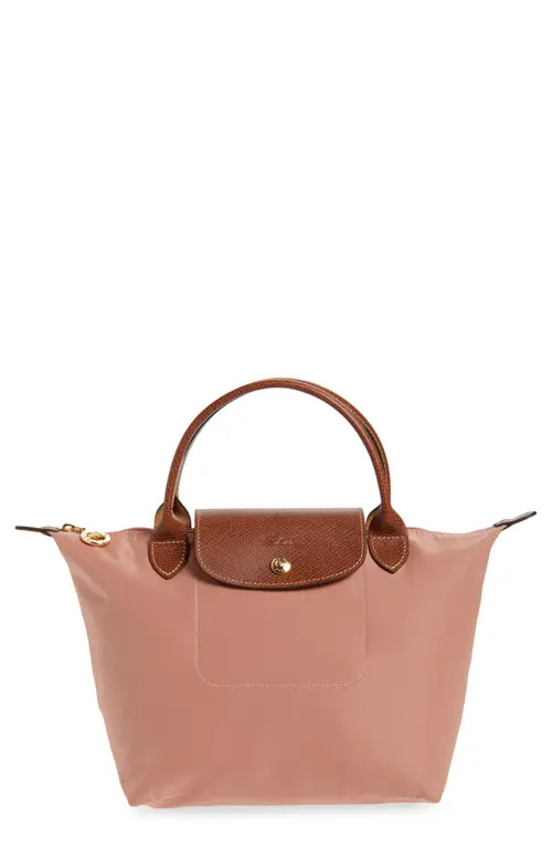 Longchamp Small Le Pliage Original Top Handle Bag in Pink Tea at Nordstrom | Nordstrom