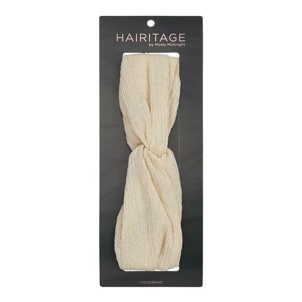 Hairitage Fashion Twist Stylish Headband Ivory, 1 PC - Walmart.com | Walmart (US)