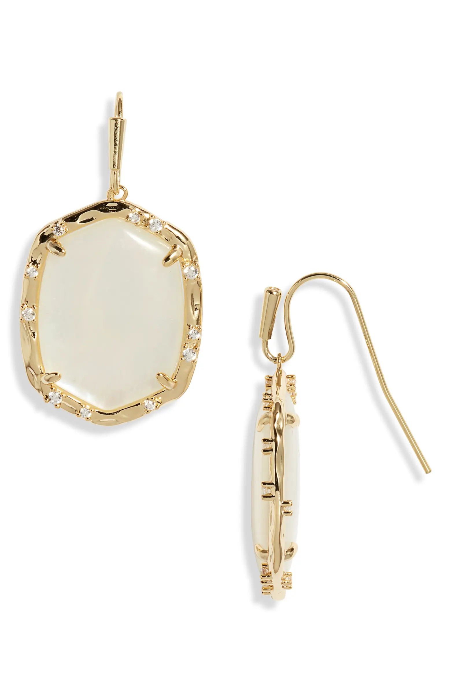 Daphne Crystal Frame Drop Earrings | Nordstrom