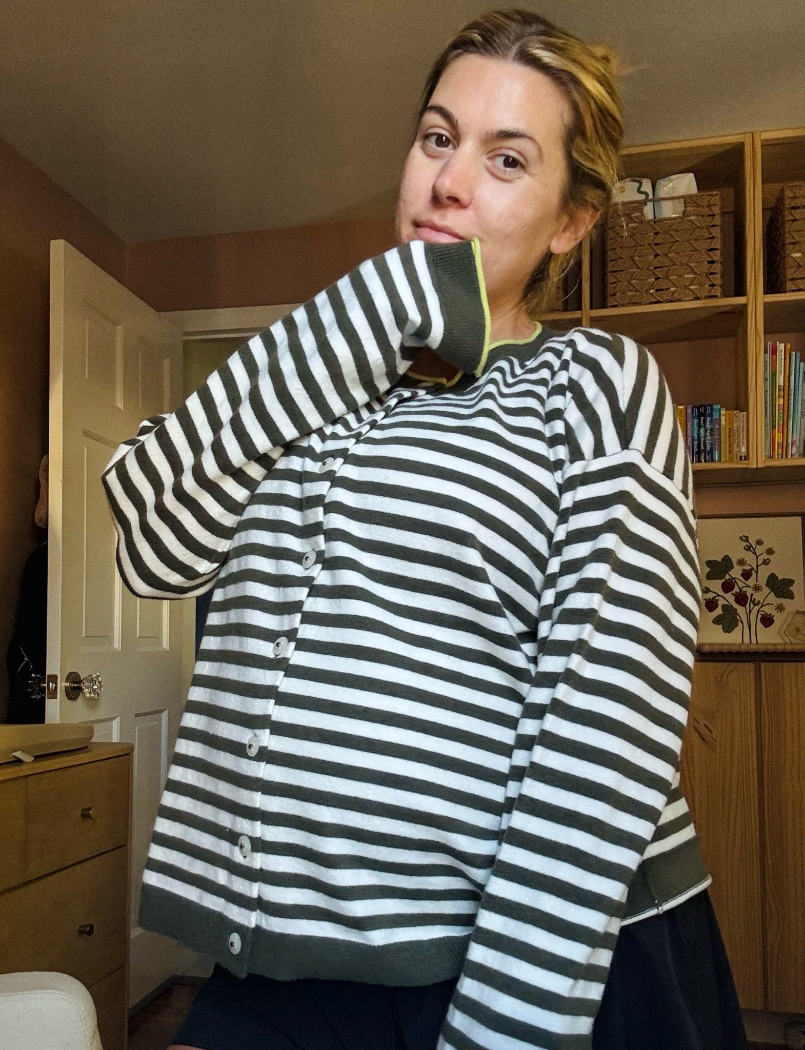 New favorite fall sweater for before and after baby!
Great color options, lightweight and soft cardigan

#LTKBump #LTKSeasonal #LTKmomlife