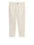 Regular Cropped Cotton-Linen Trousers | ARKET (US&UK)