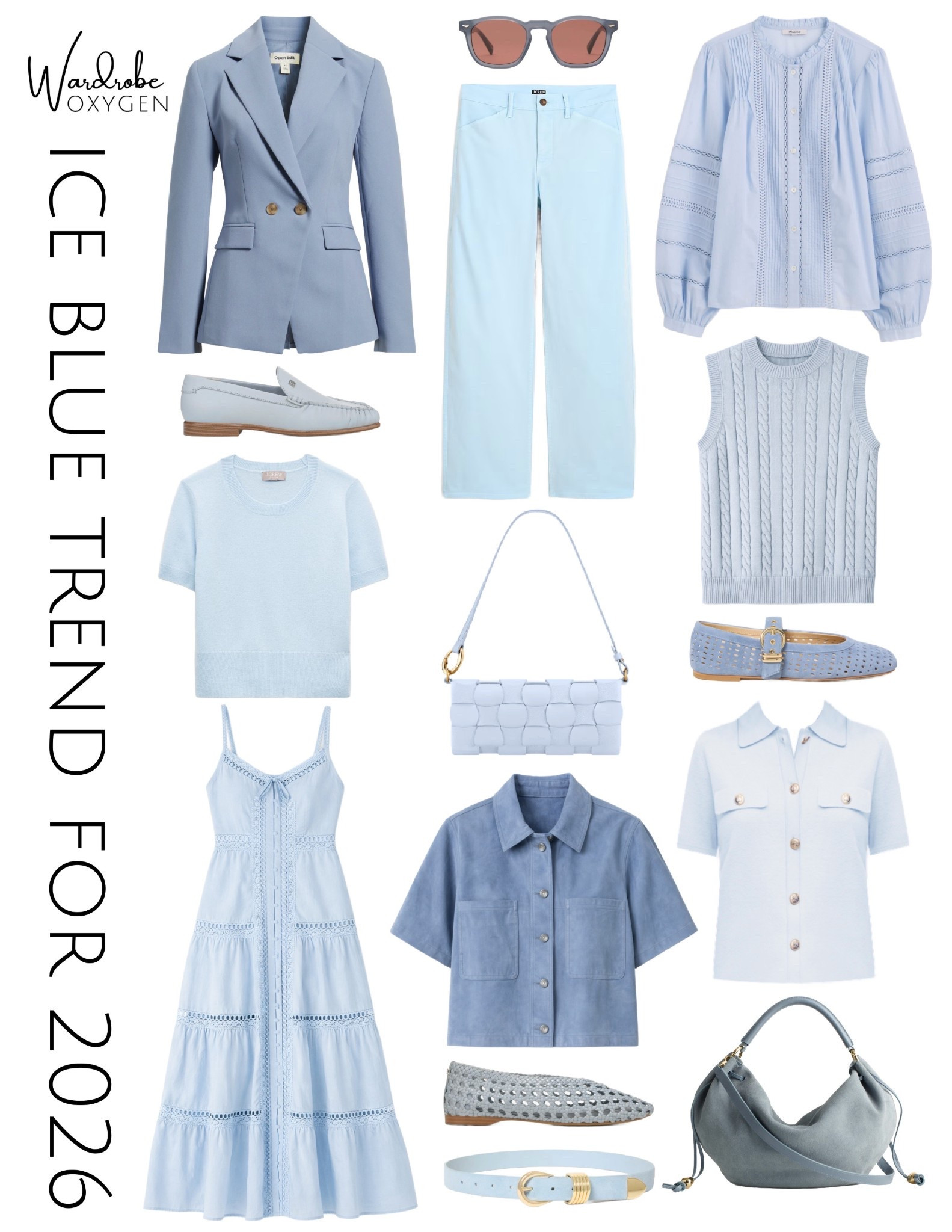 This collection curated for the Ice Blue trend of 2026 is a cool way to stay stylish for this upcoming season. @jcrew @shop_nordstrom @Madewell @Tuckernuck @Bloomingdale's US 

#LTKOver40 #LTKSeasonal #LTKMidsize
