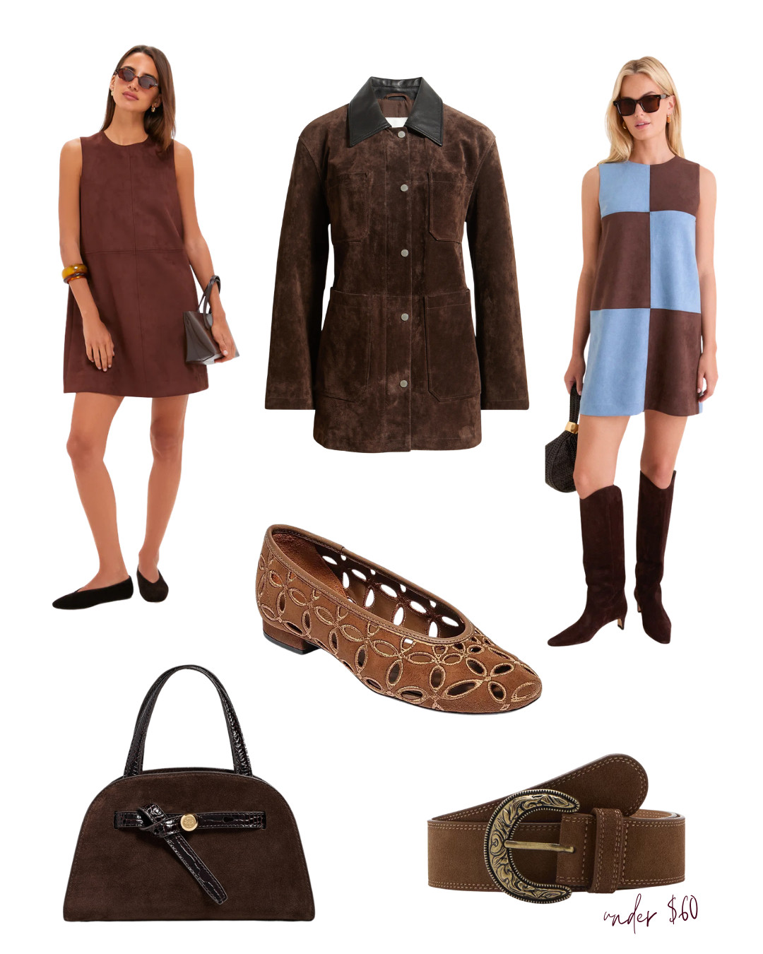 Suede is having a major moment this fall and I'm not mad about it 🤎🛒everything linked. Comment SHOP and I'll DM the details 💌

Shift dresses, ballet flats, a barn coat, and the bag I've been wearing on repeat — all styled in suede. This texture instantly makes any outfit feel warmer and more elevated — perfect for that transition-into-fall wardrobe refresh.

[suede fall outfit, suede dress, suede barn coat, suede flats, suede bag, fall texture trend]
#suedeseason #falloutfitideas #falltrends 

 
