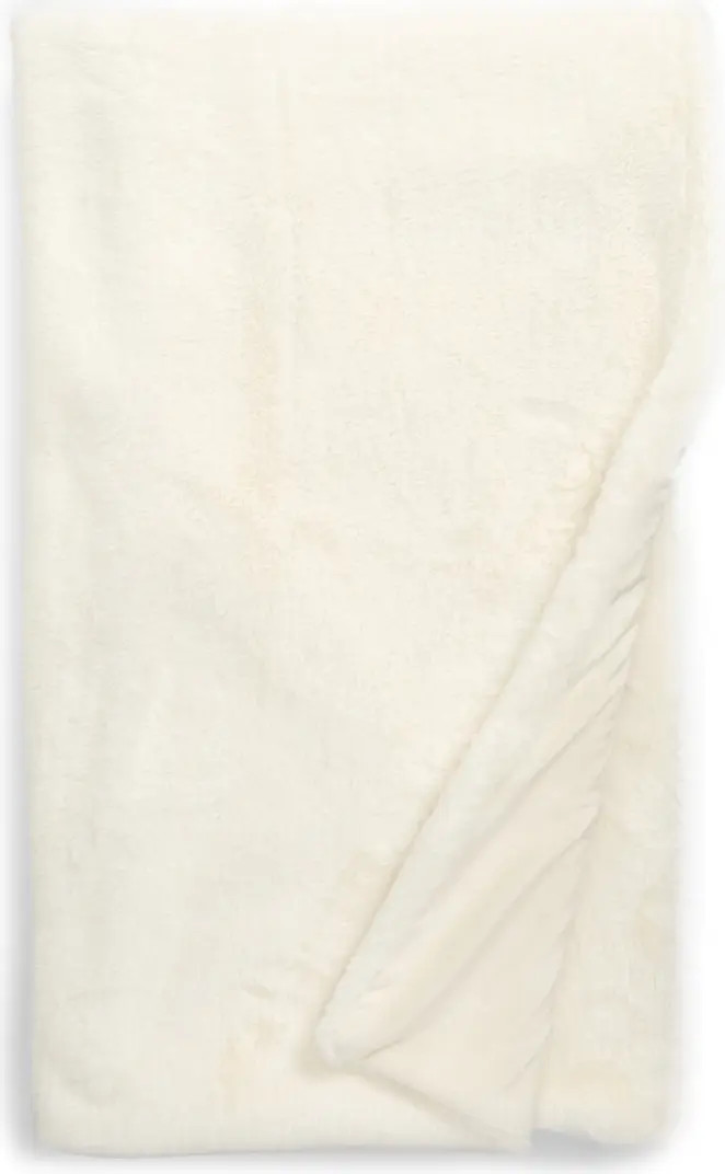 Recycled Faux Fur Throw Blanket | Nordstrom