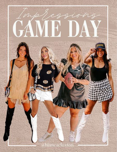 Game Day Styles 🏈 || Impressions Boutique 

Missouri, Tigers, Gold, Black, University of Missouri, Game Day, Tailgate, Tailgating, football, sporty, outfit idea, college football



#LTKBacktoSchool #LTKFind #LTKstyletip