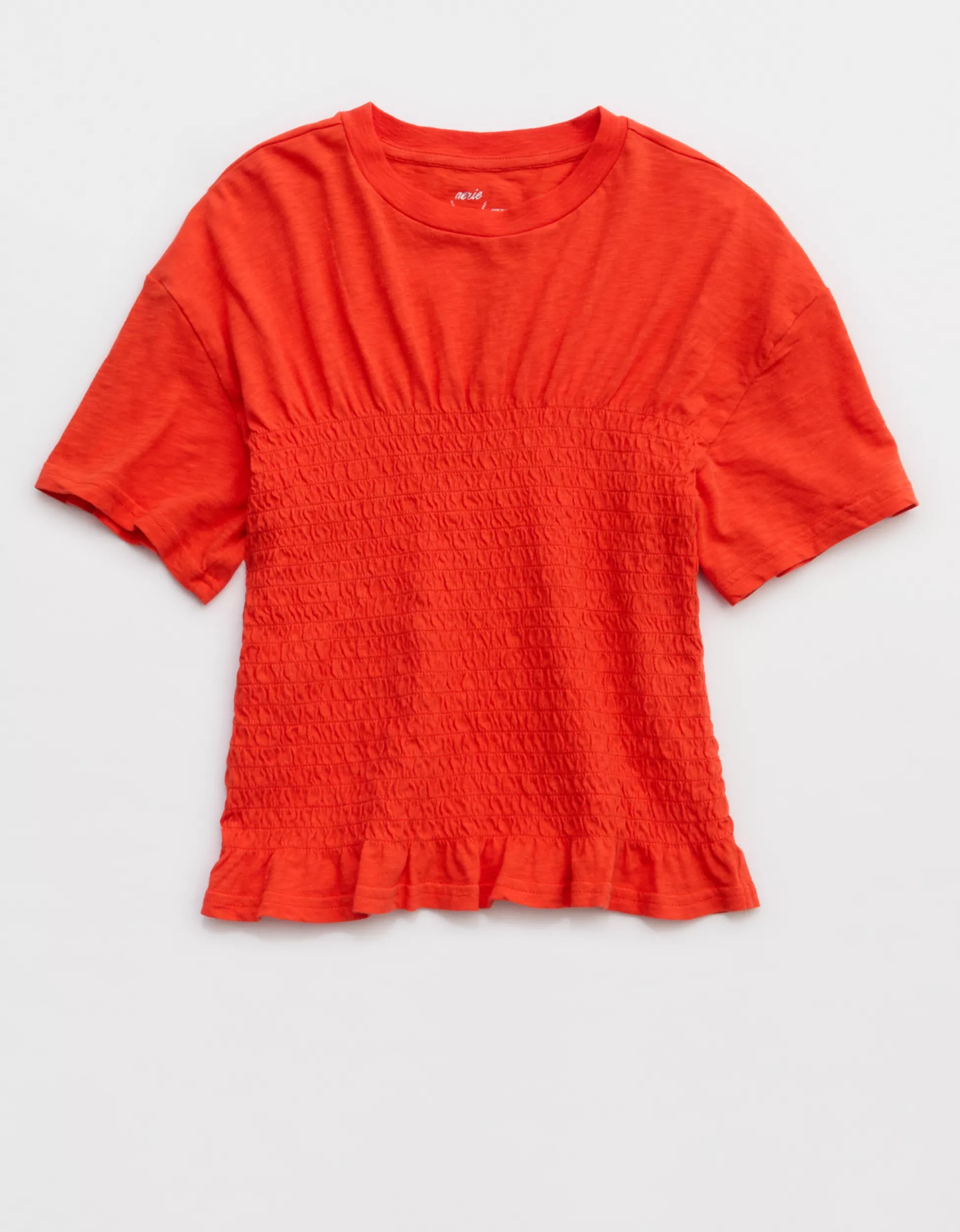 Aerie Smocked T-Shirt | Aerie