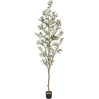 Amazon.com: Nearly Natural 82” Olive Artificial Silk Trees Green : Home & Kitchen | Amazon (US)