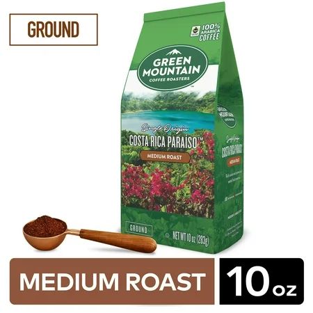 Green Mountain Coffee, Costa Rica Paraiso, Medium Roast, Fair Trade Certified Ground Coffee, Bagged  | Walmart (US)