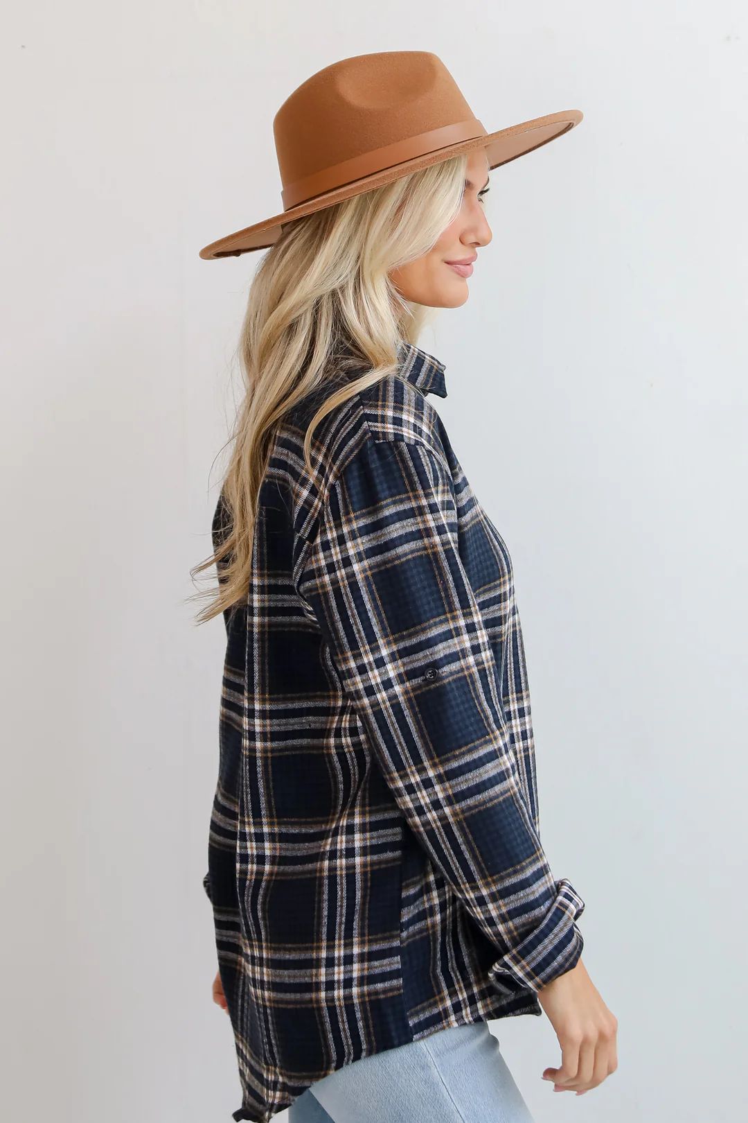 Seasonal Concept Blue Plaid Flannel | Dress Up