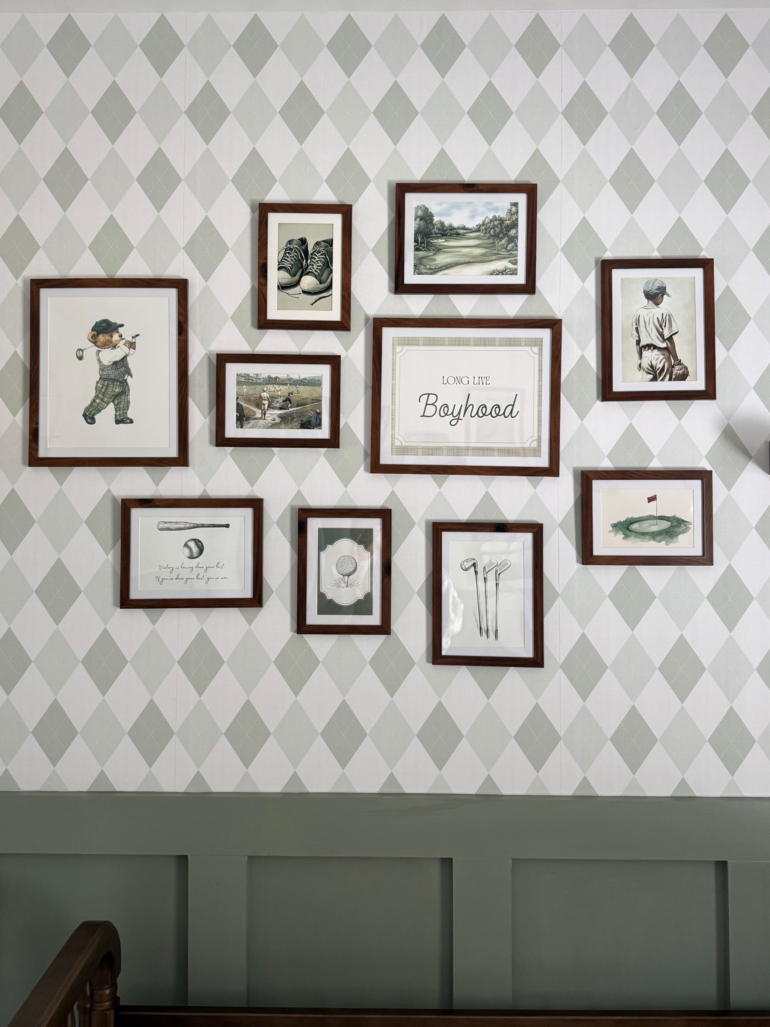 Gallery wall frames with all different sizes! 

#LTKHome