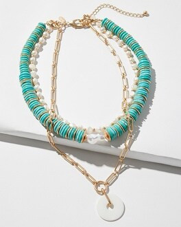 Convertible Mother of Pearl Necklace | Chico's