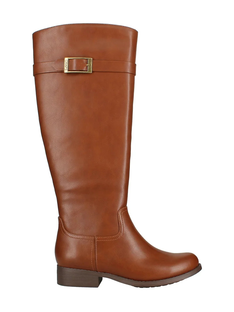 Chaps Alda Women's Zip Up Riding Boot | Walmart (US)