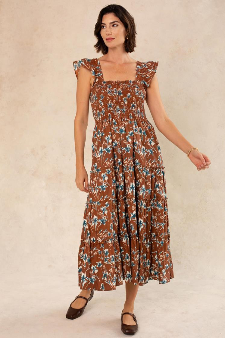 Calypso Smocked Maxi Dress | South Moon Under