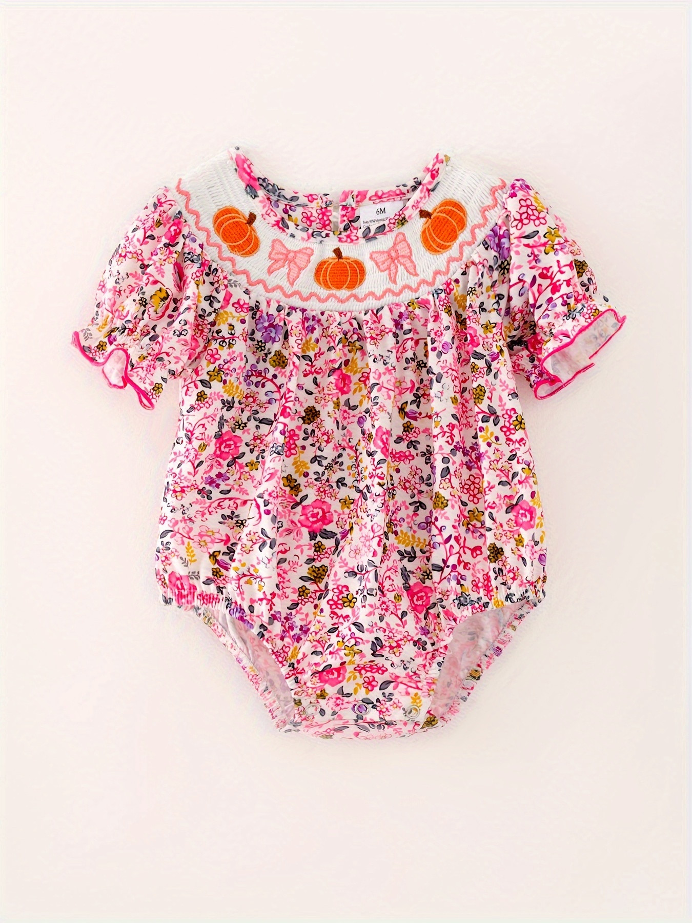 Autumn Winter Halloween Pumpkin Embroidered Floral Printed - Temu | Temu Affiliate Program