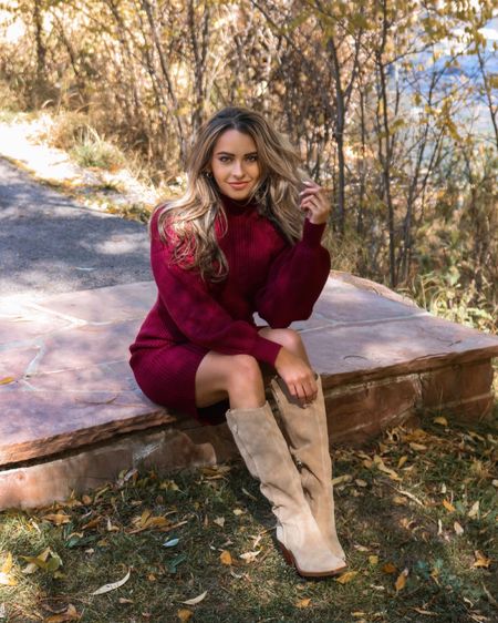 The perfect sweater dress for fall and the holidays! Get 25% off with COLBYALEXANDRA25OFF 

#LTKsalealert #LTKstyletip #LTKSeasonal