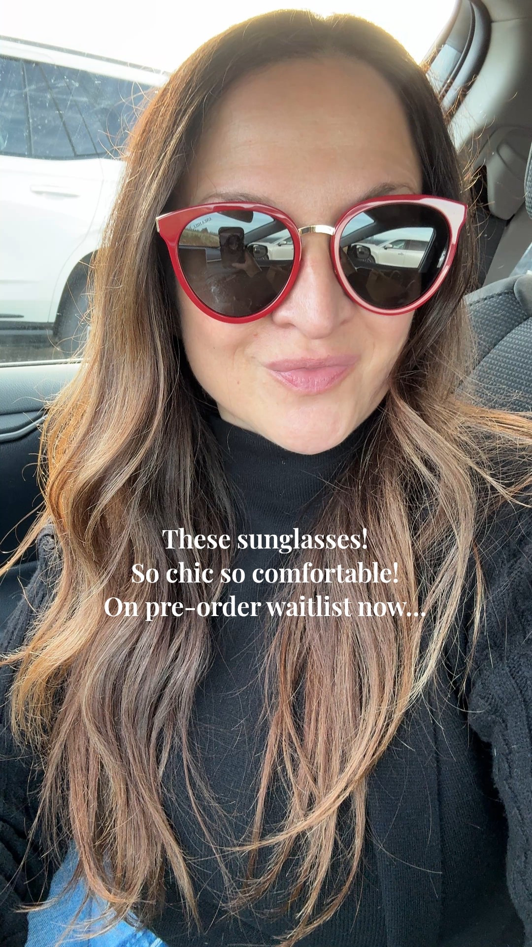 Meet the Montana Sunglasses from ANEA HILL’s “Around the World” collection — the perfect statement of conscious luxury. I’m wearing the dark-red cat-eye sunglasses with polarized lenses and a gold-tone metal finish — currently on waitlist for pre-order.

Each pair is designed in the U.S. and handcrafted in Japan using sustainable Italian acetate and Japanese hardware, reflecting ANEA HILL’s commitment to slow-fashion, ethical production, and fewer, better pieces.  ￼
They’re lightweight, incredibly comfortable to wear all day, and built to last far beyond one season — luxury you feel and values you stand behind.

#LTKHoliday #LTKOver40 #LTKGiftGuide