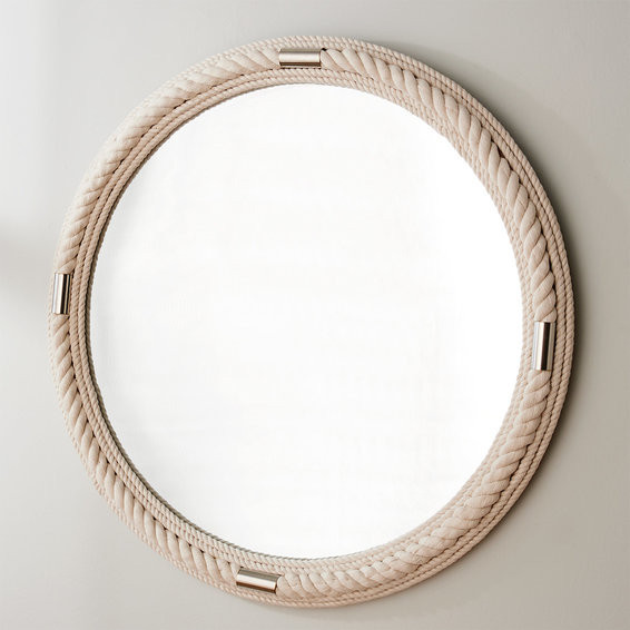 White Rope Coastal Mirror | Shades of Light