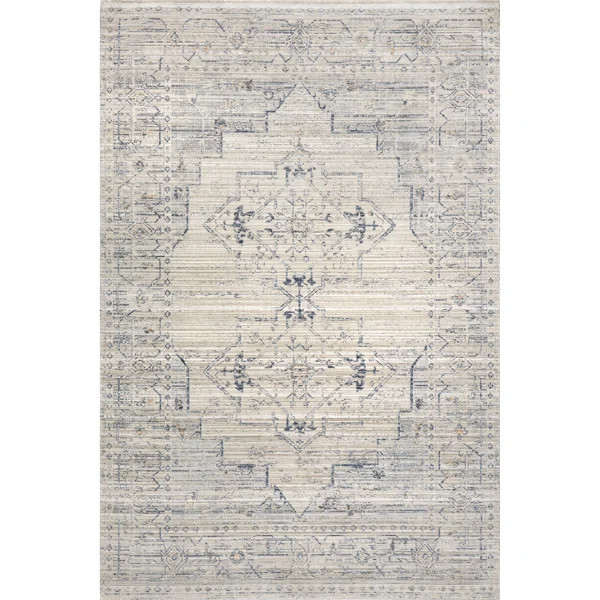 Lolita Faded Machine Washable Indoor/Outdoor Area Rug | Wayfair North America