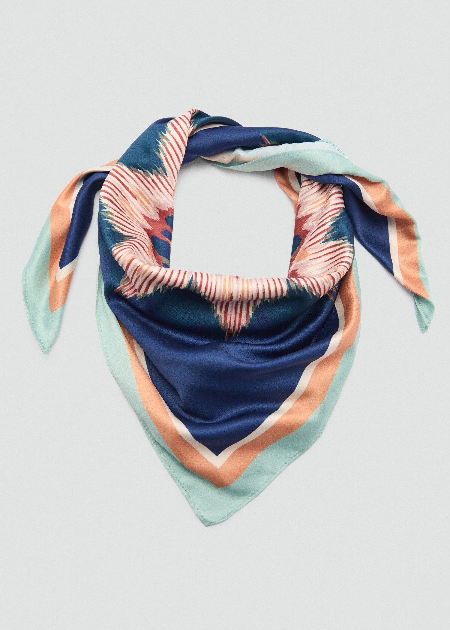 Multi-color print scarf | MANGO (US)