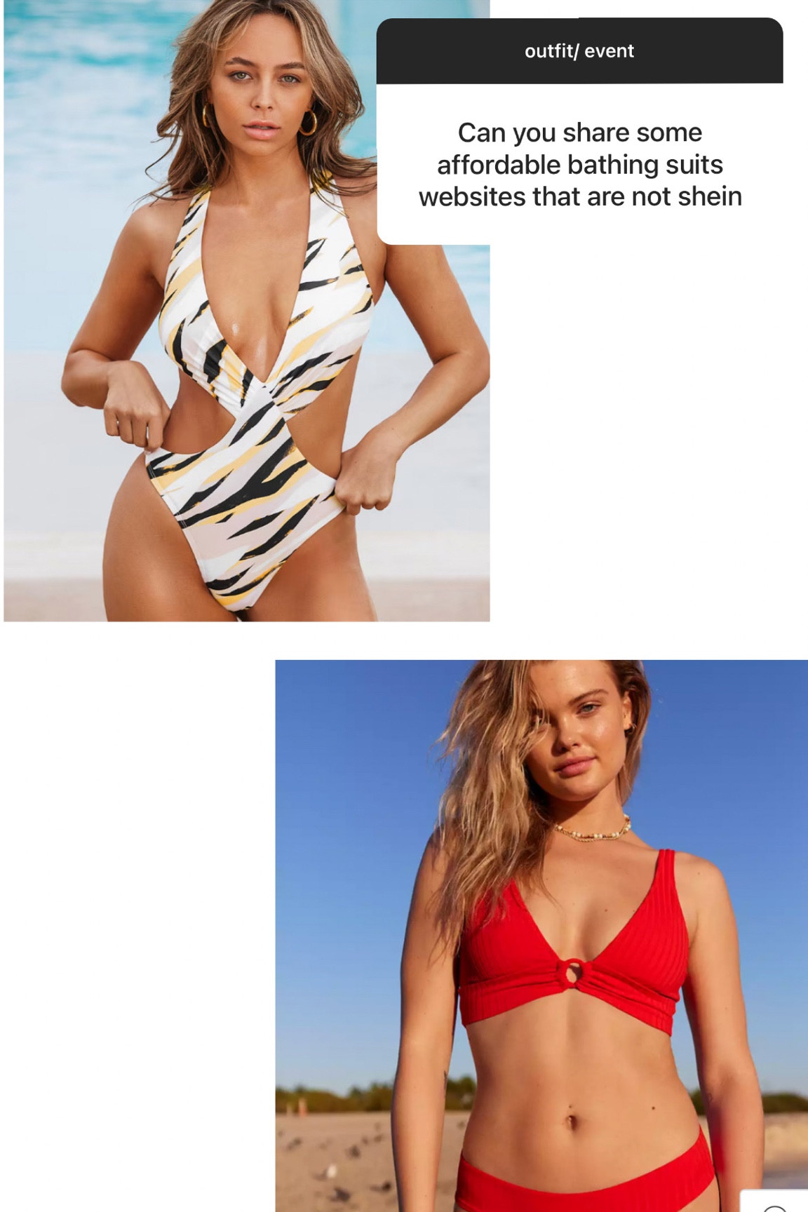 Affordable swimwear 
