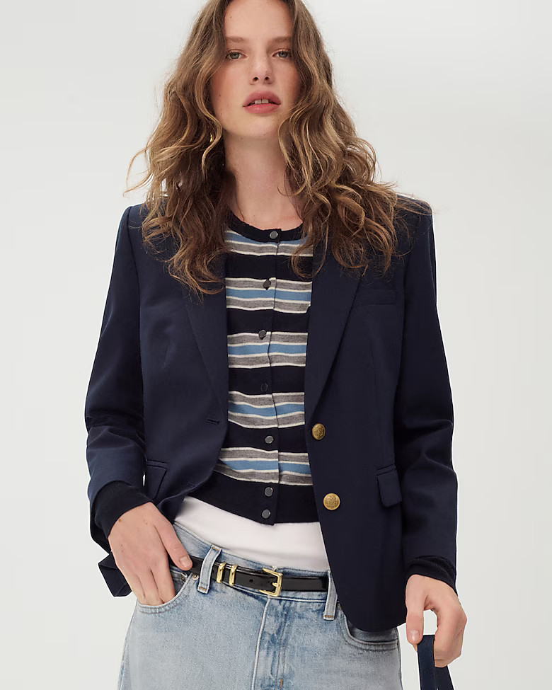 École blazer in Italian studio wool blend | J. Crew US