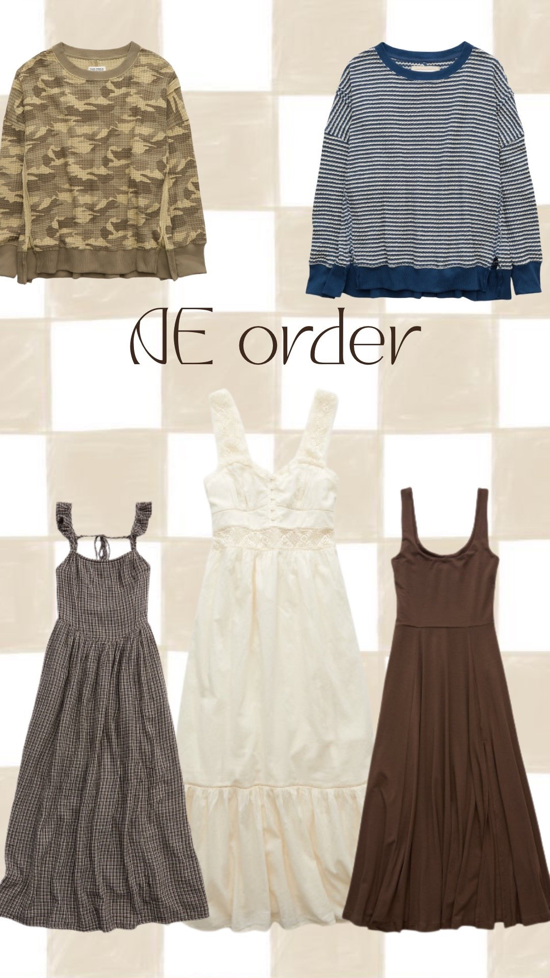 Recent American Eagle order🍂 layering dresses for fall & comfy knits 🧶 

#LTKMidsize #LTKFindsUnder50