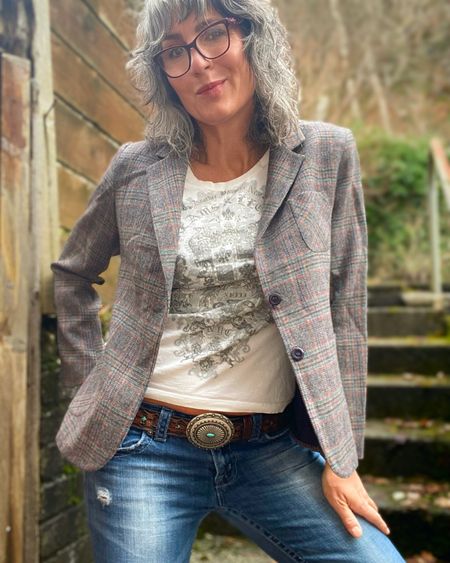 This #vintage #1970s blazer is BULLETPROOF - has been around for decades and still looks and feels like new! Looks great with jeans and boots!

#LTKSeasonal #LTKstyletip #LTKunder100