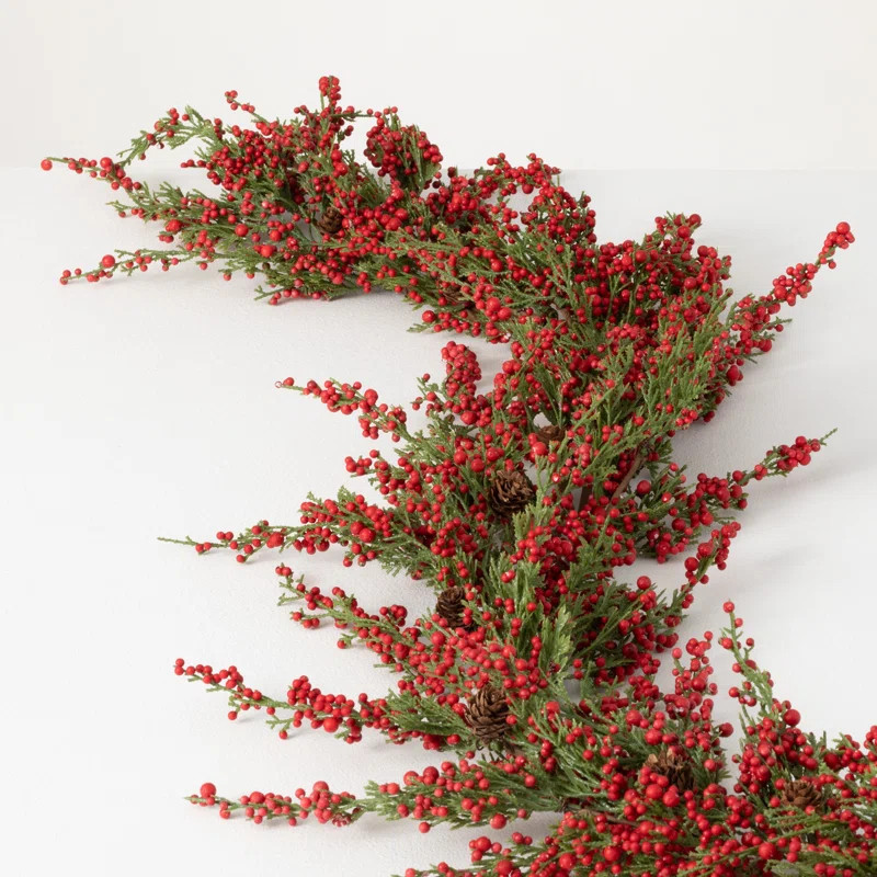 60'' in. Faux Cedar Garland | Wayfair North America