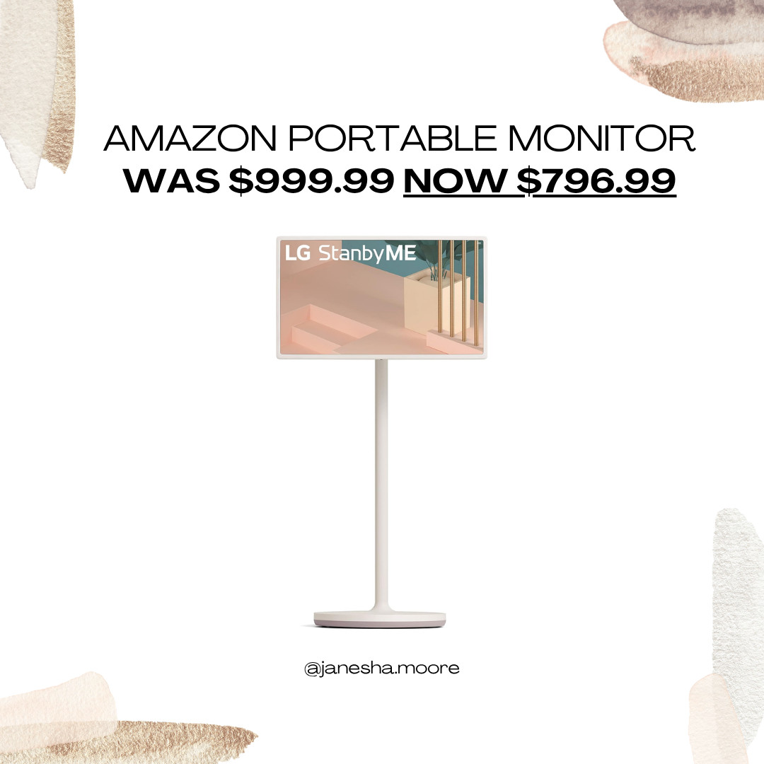 Amazon Portable Monitor | WAS $999.99 NOW $796.99
 

 #LTKHome #LTKSaleAlert