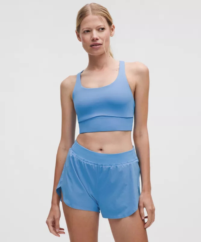 lululemon Energy Longline Bra Medium Support, B-D Cups   Evolve | lululemon (AU)
