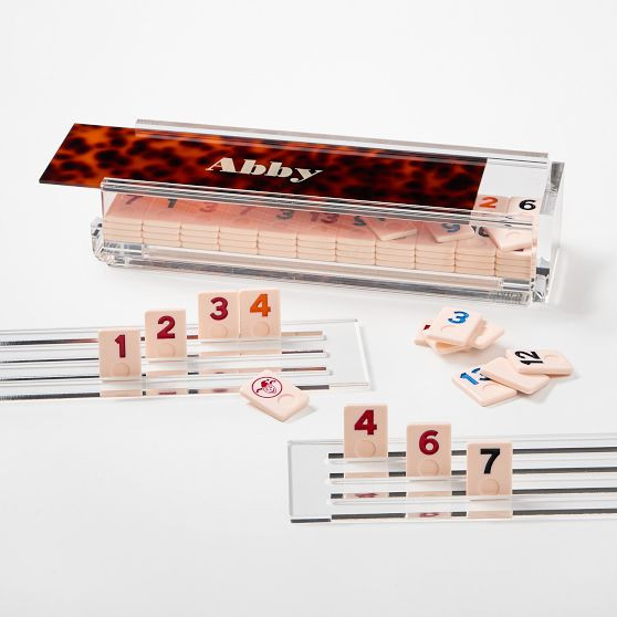Acrylic Rummy Tile Game Set | Mark and Graham
