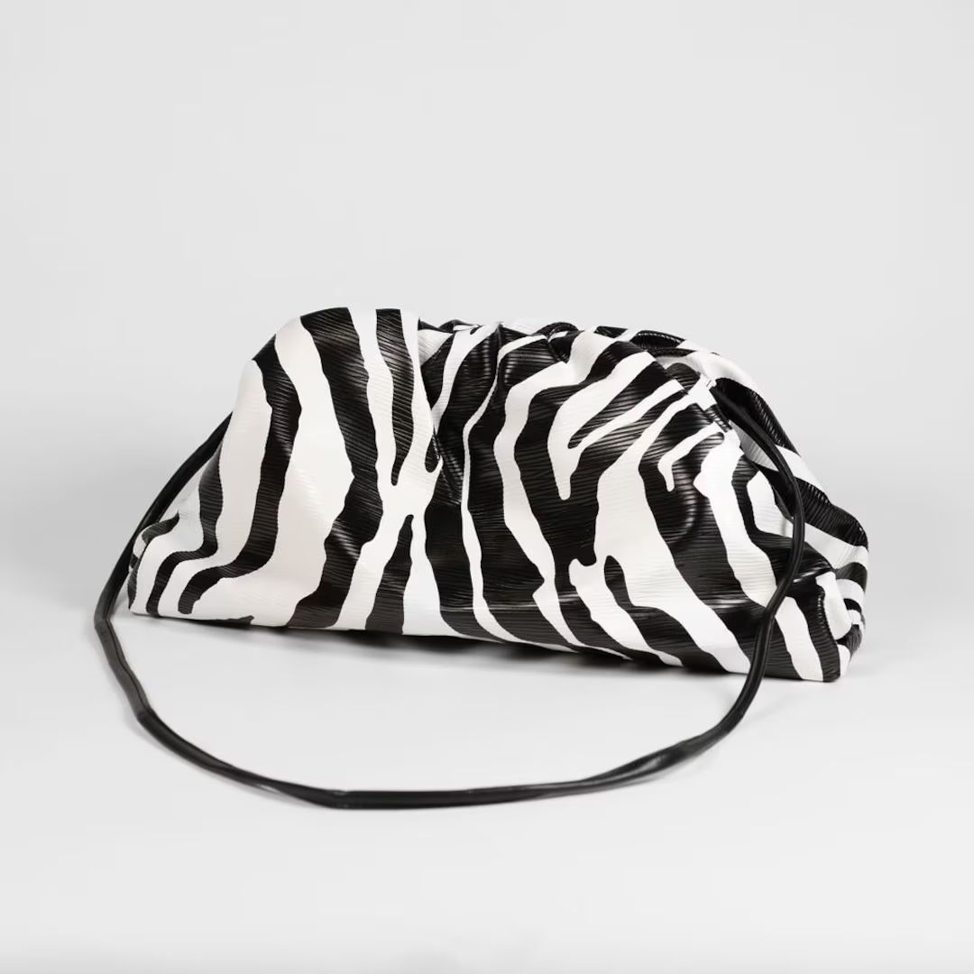 Zebra Dumpling Bag - Etsy | Etsy (US)