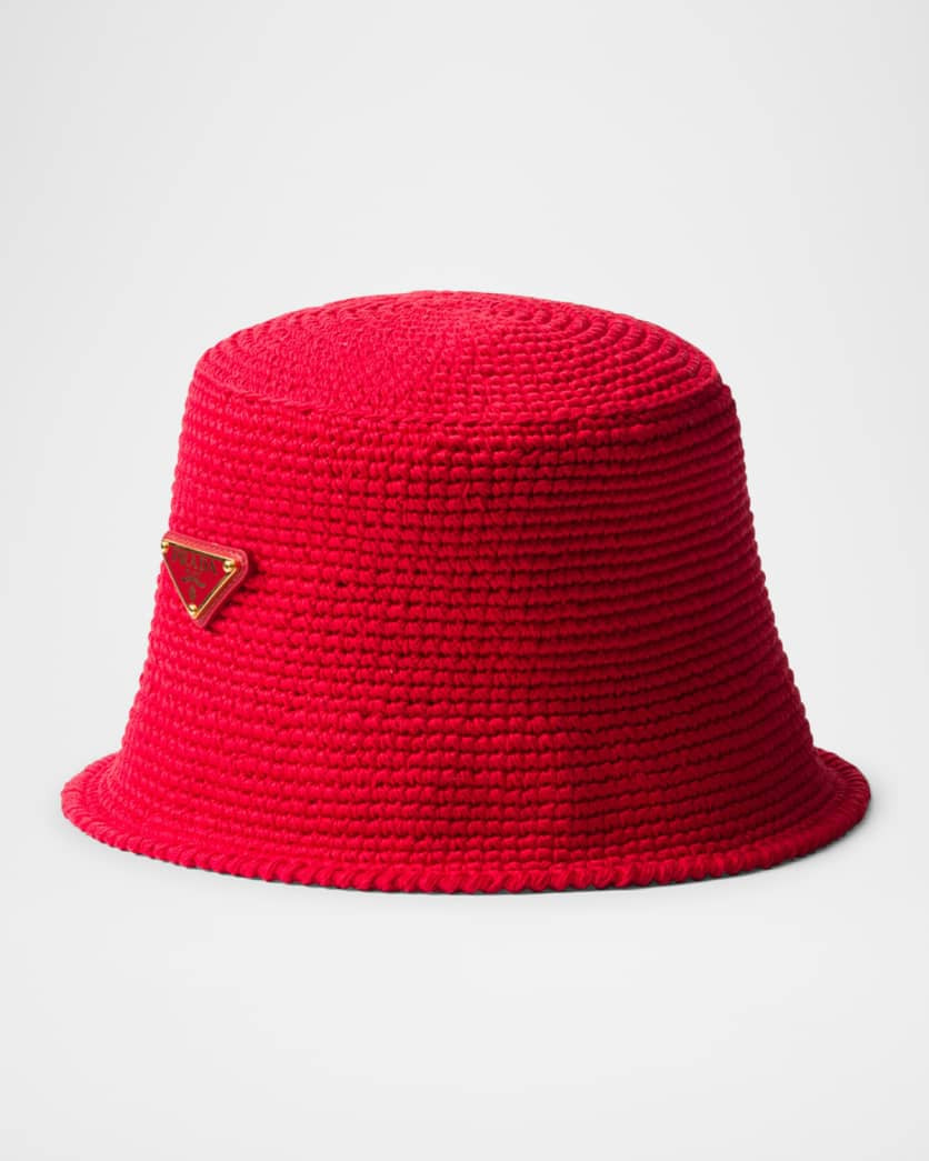 Crochet Bucket Hat | Neiman Marcus
