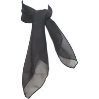 Black Chiffon Neck Scarf/Headscarf | Etsy (US)