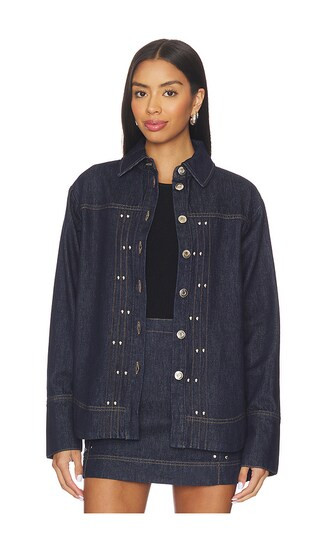 Fog Denim Shirt in Indigo | Revolve Clothing (Global)