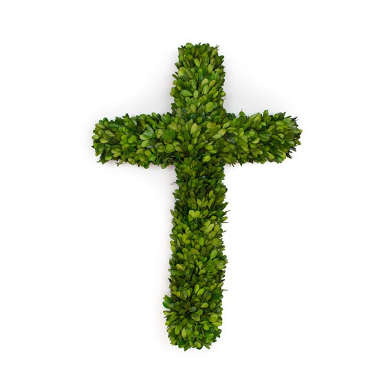 Boxwood Cross  Preserved  24 X 16 X 3 | Etsy | Etsy (US)