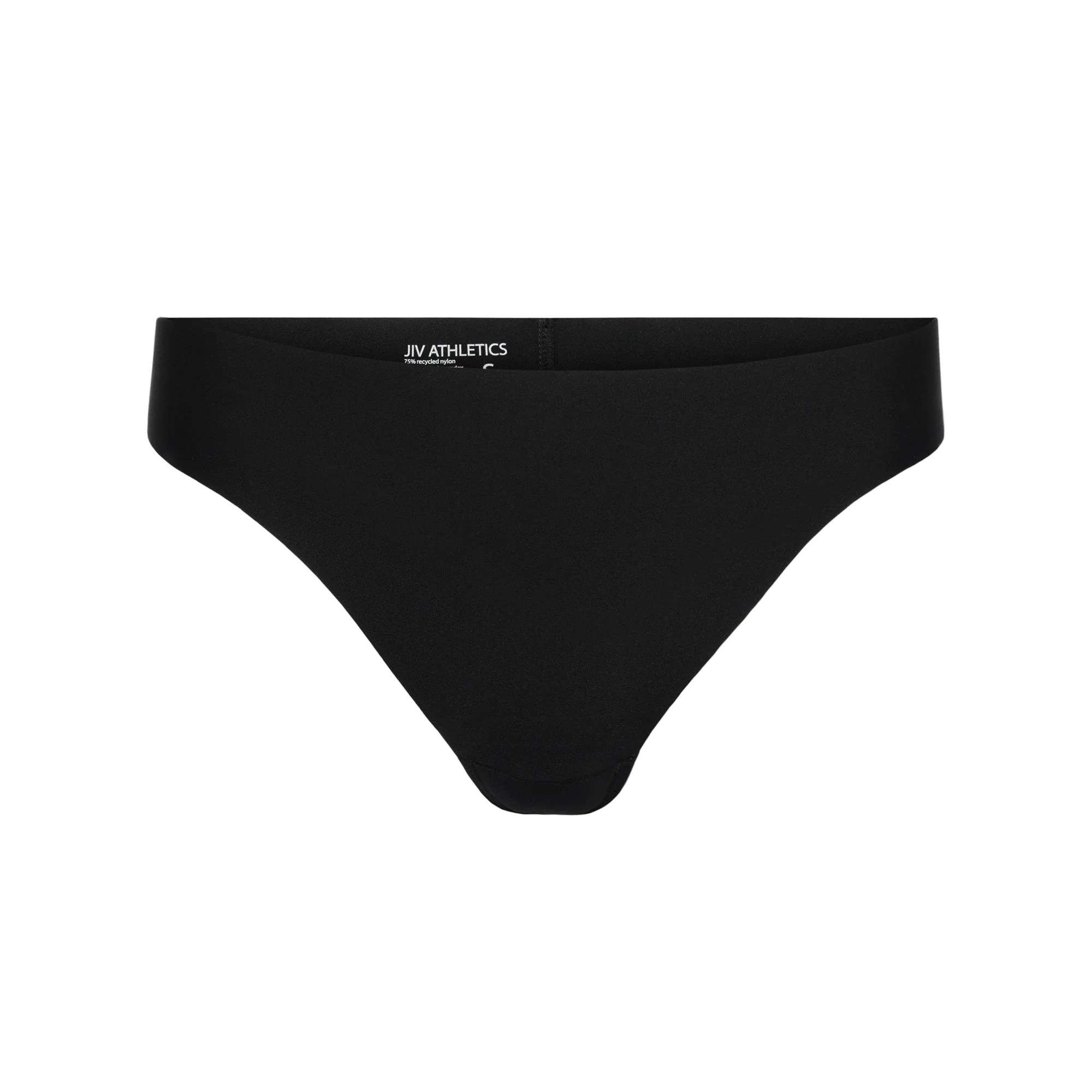 Mid Rise Thong - OG Fabric Medium / Black | JIV ATHLETICS