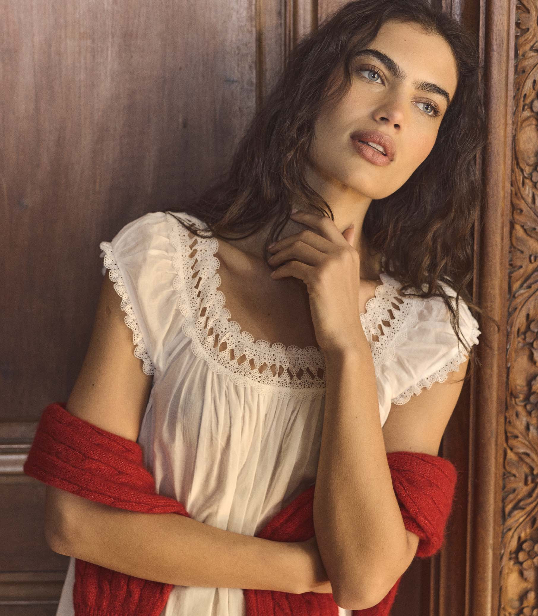 Lucilia Nightgown - Salt | DÔEN | DOEN