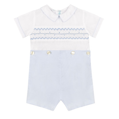 Boys Wave Smocked Bobby Suit | Feltman Brothers