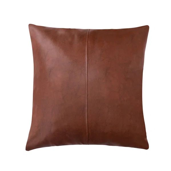 Hardunn Faux Leather Throw Pillow | Wayfair North America