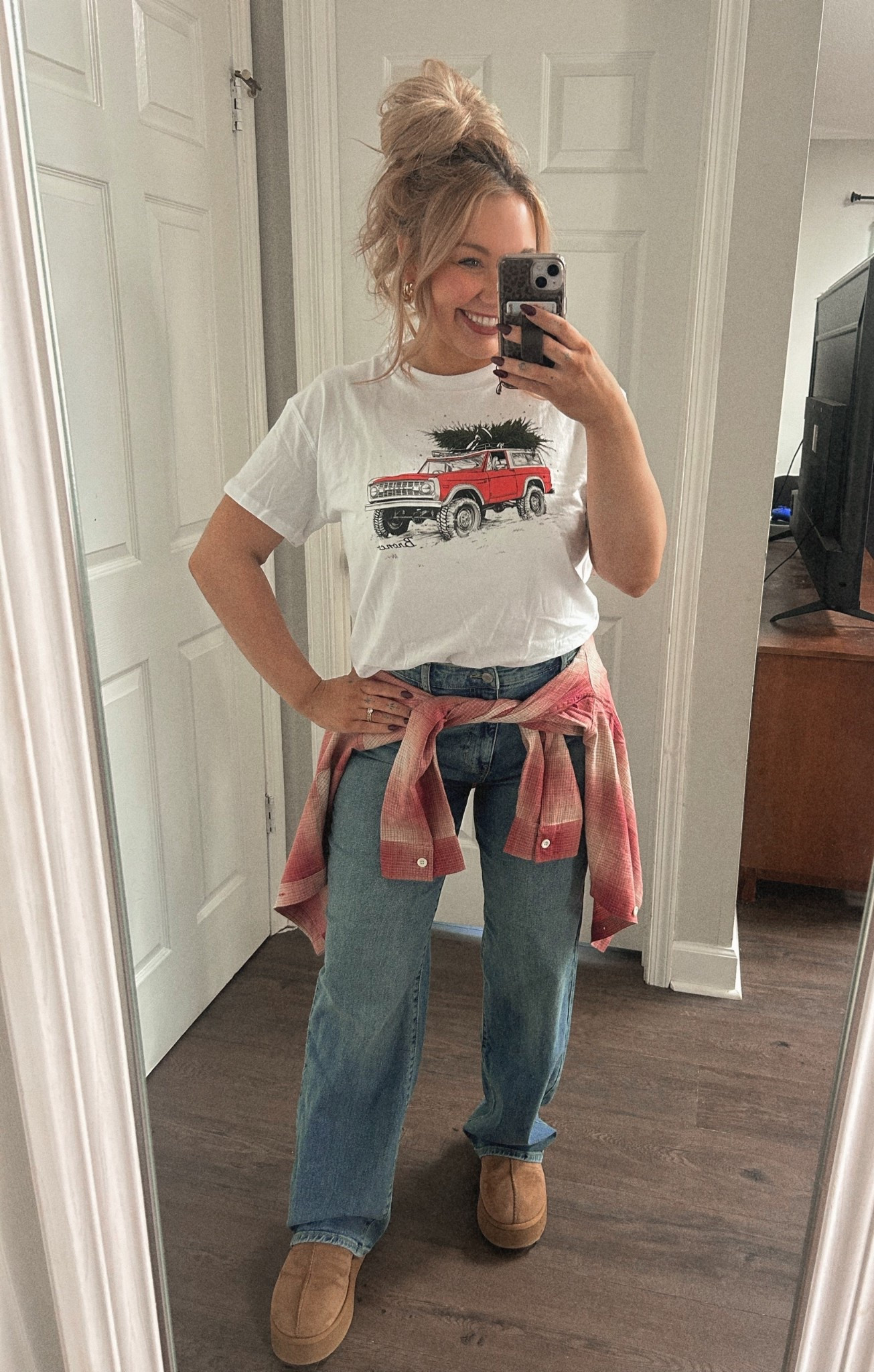 Little girls section top find 🤣👏🏼 Love this bronco Christmas tree shirt!!! 

#LTKHoliday #LTKSeasonal #LTKStyleTip