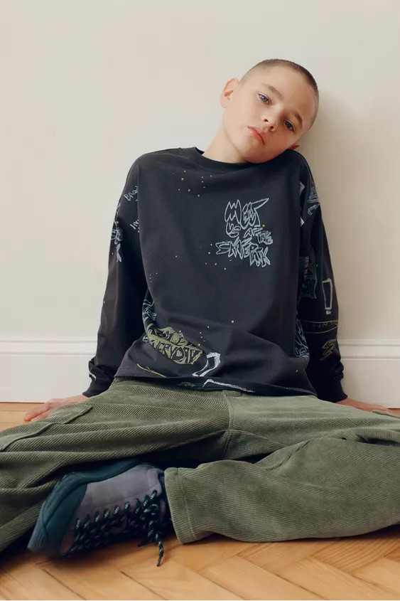 GRAFFITI PRINT T-SHIRT | Zara US