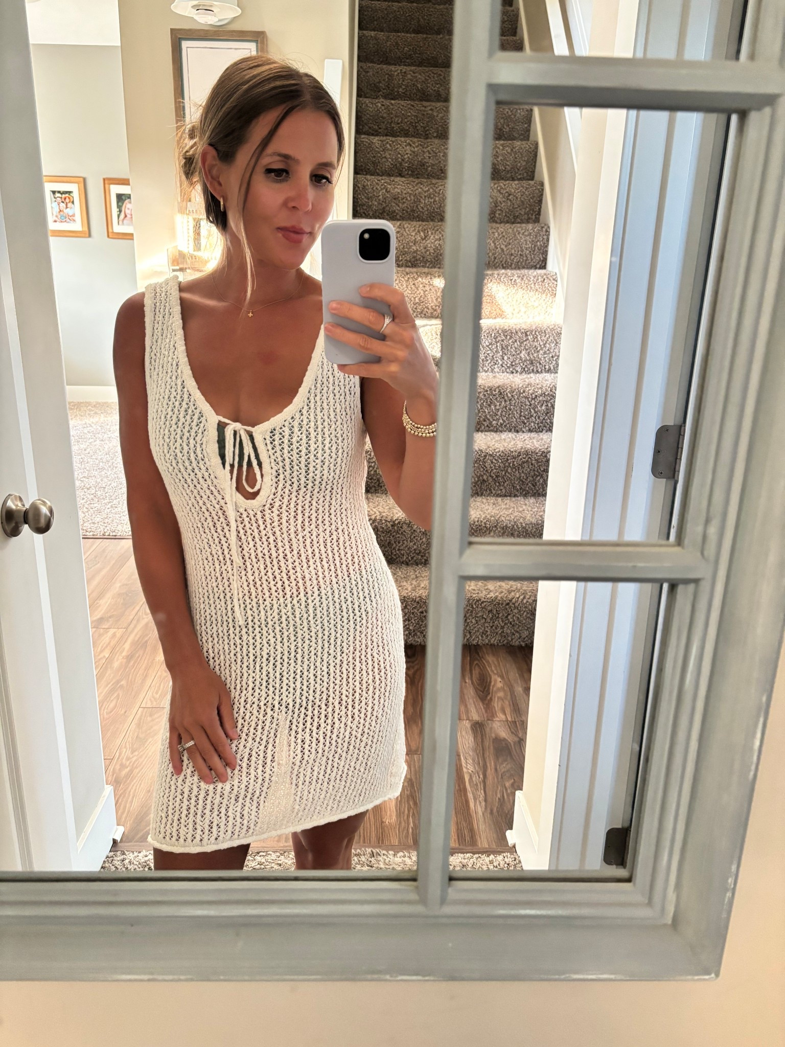 Crochet beach cover up