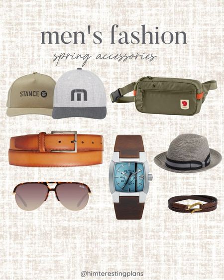Men’s spring fashion accessories.   

#LTKmens #LTKunder50 #LTKFind