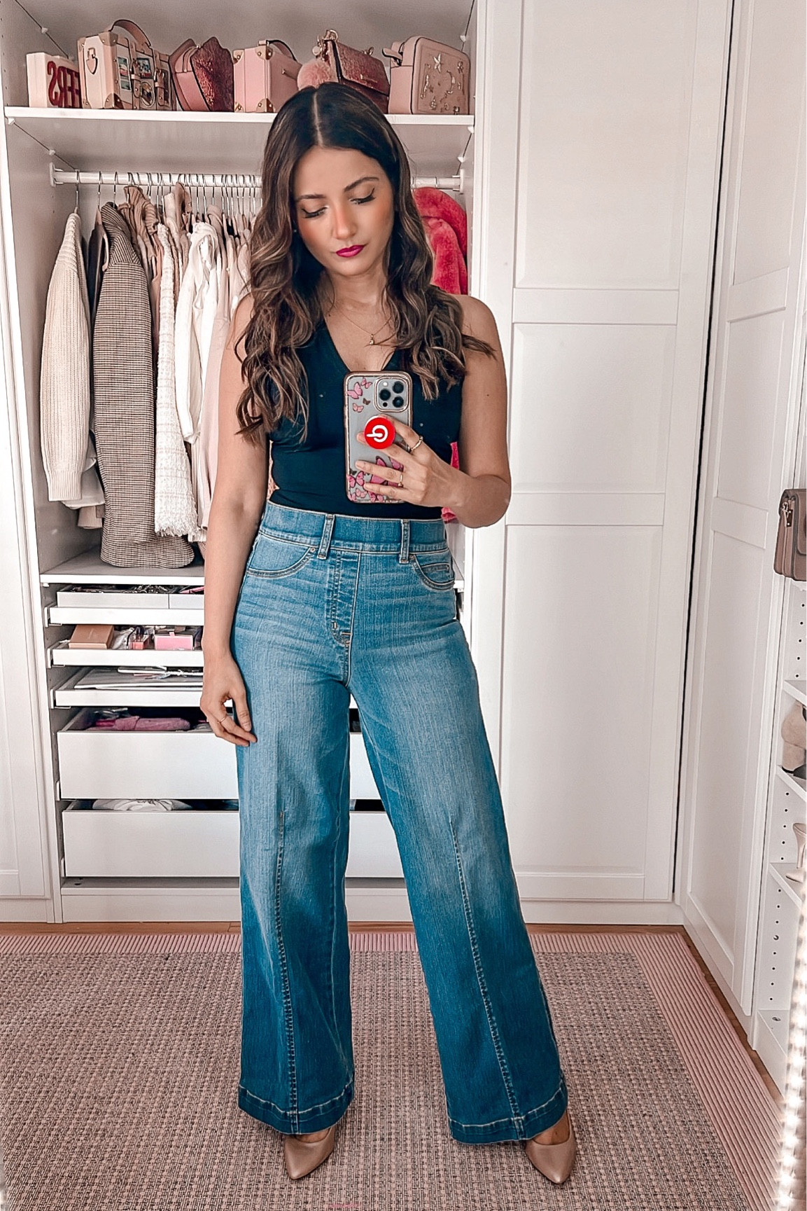 Spanx Seamed Front Wide Leg Jeans, Vintage Indigo in size S and Suit Yourself V-Neck Tank Bodysuit in size S

Use code ZEBAXSPANX for 10% off entire purchase + free shipping on spanx.ca

#LTKFind #LTKstyletip #LTKunder100