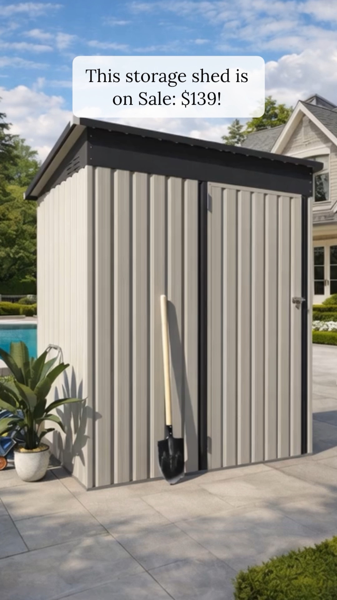 Nothing better than being able to put away everything in the yard. And this price is amazing! 

#LTKSeasonal #LTKHome #LTKSaleAlert
