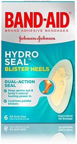 Band-Aid Brand Hydro Seal Adhesive Bandages for Heel Blisters, Waterproof Blister Pad & Hydrocoll... | Amazon (US)