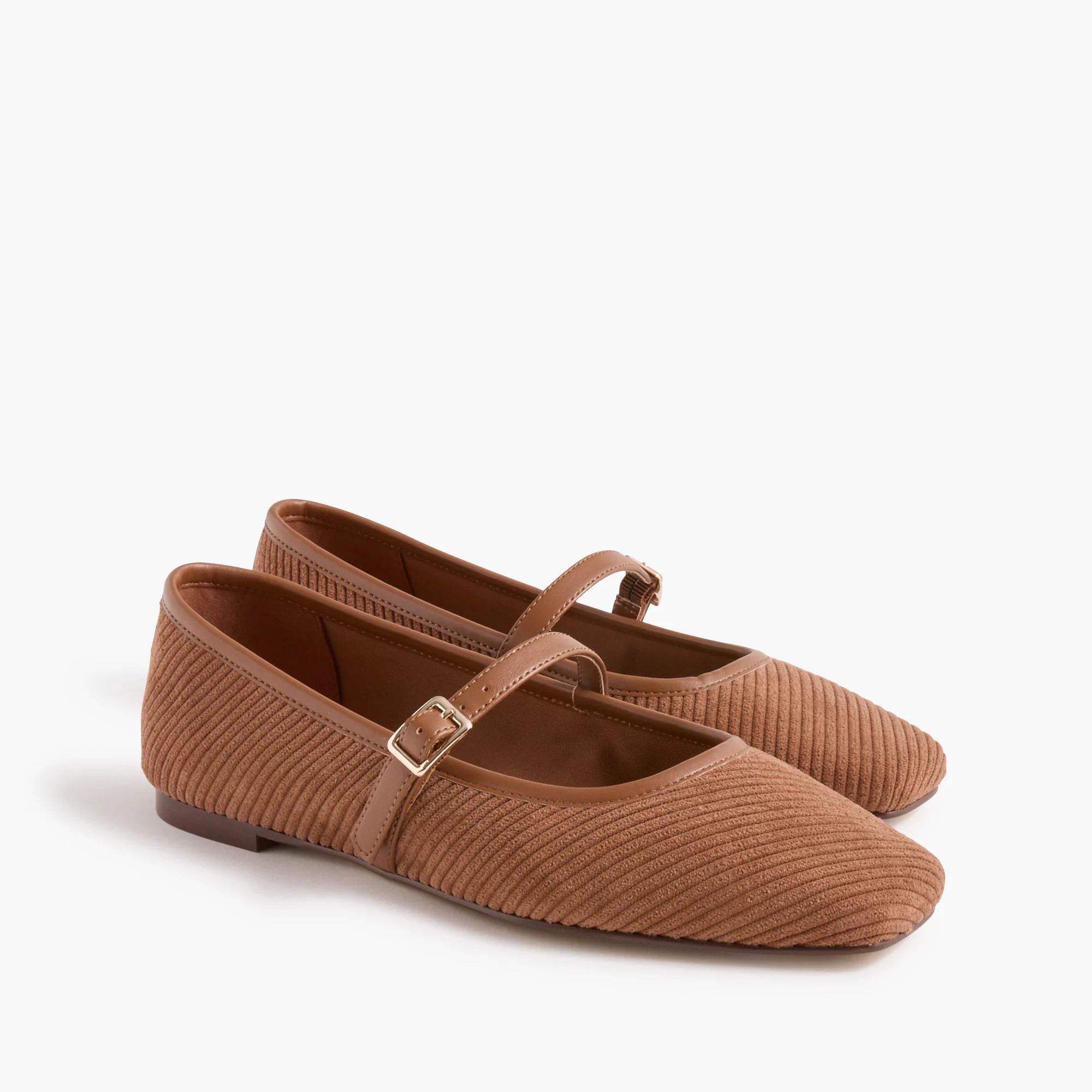 Textured square-toe Mary Janes | J.Crew Factory