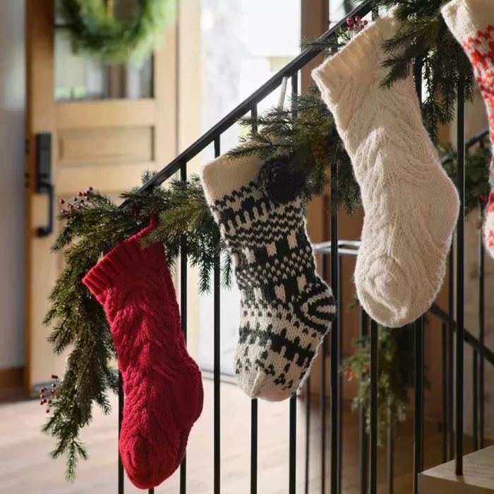 Chunky Cable Knit Stocking - Hearth & Hand™ with Magnolia | Target